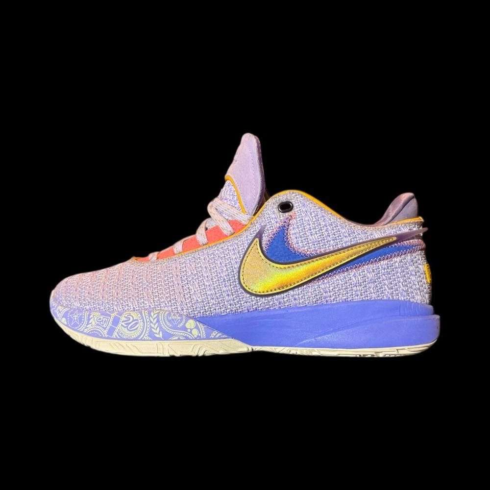 Nike Lebron 20 Purple and Gold Voilet Frost